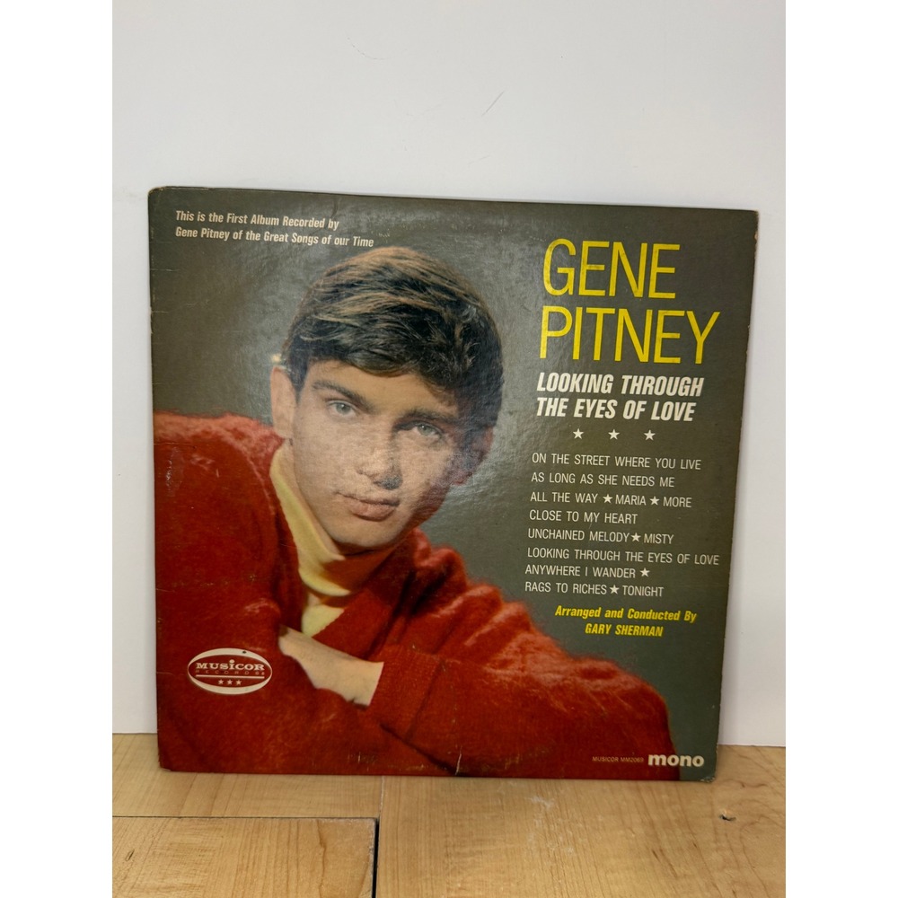 Gene Pitney Looking Through The Eyes Of Love Vinyl LP Musicor MM2069 Mono 1965